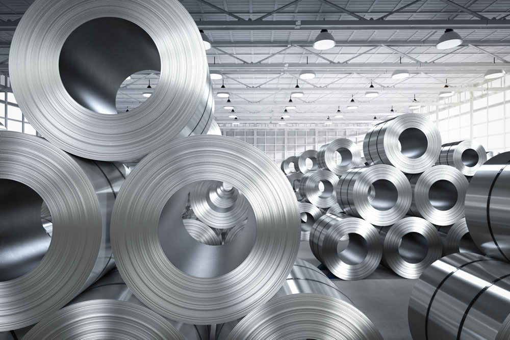 Cold rolled and galvanized steel coil rolls